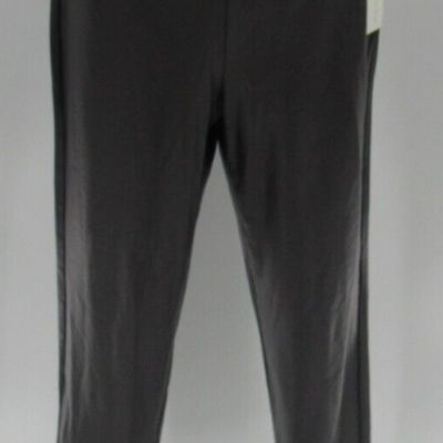 Plus Size Women Dark Chocolate Brown Faux Leather Legging Stretchy Size 2X NWT