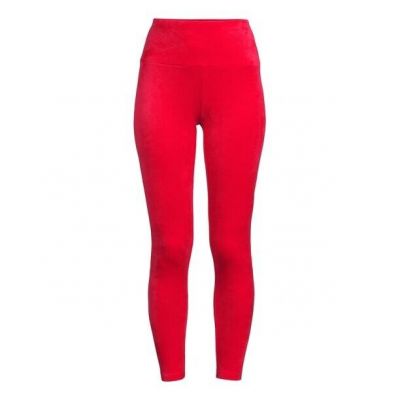 No Boundaries~ NEW?Woman's Velour High rise fitted Leggings size 3XL (22)~Red