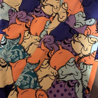 NEW LuLaroe Leggings Pants OS Pastel Oogie Boogie Nightmare before Christmas