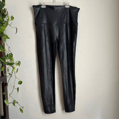 Spanx Faux Leather Leggings Black size 2X