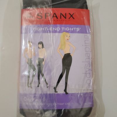 Spanx Size E Charcoal Black Tight-End Tights Original Bodyshaping Tights NEW