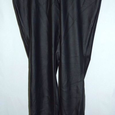 Torrid Full Length Platinum Legging Signature Waist Faux Leather Sz 00 Stretch