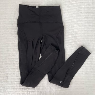 Lululemon 'Fast as Fleece Tight' *28 Black Size 2