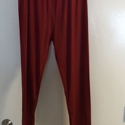 Healthmoor  junior plus leggings One Size Maroon Jegging Stretch Pants