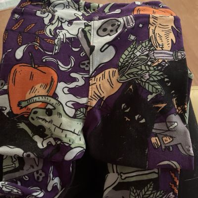 Lularoe Tween Skeleton Halloween leggings