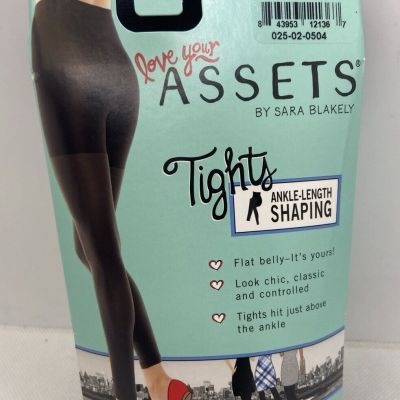 Spanx Love your Assets Ankle Length Black Shaping Tights Size 5 NWT