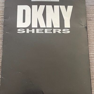 Vintage DKNY Sheers Control Top Silky Sheer Color Pebble, Size Tall Model 113