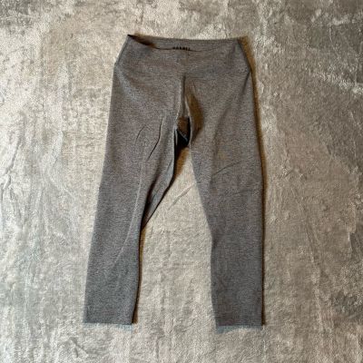 Nobull Women’s Heathered Gray Cropped Leggings Sz Small