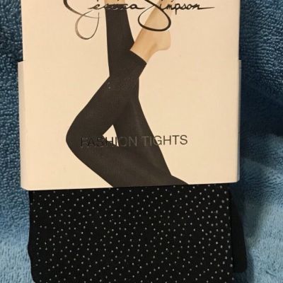 Jessica Simpson M/T Fashion Tights~Black NEW