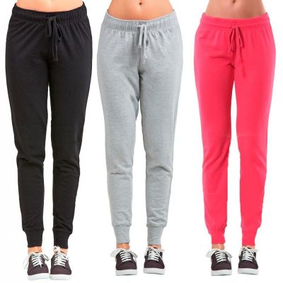 Women's Athletic Sweat Pants Joggers Running Exercise Sport Gym Walking S M L