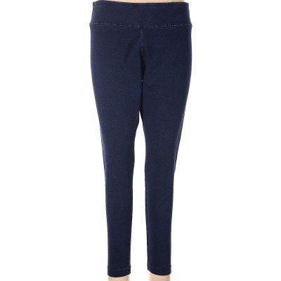 Purejill Women Blue Leggings M Petites