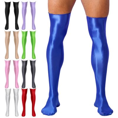 Mens Pantyhose Socks Underwear Silky Stockings Sheer Clubwear Accessories High